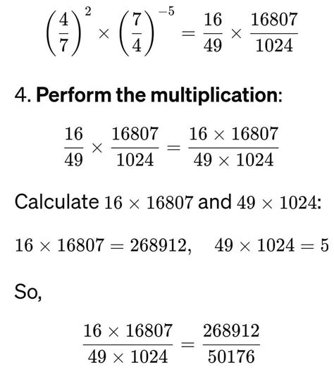1. Evaluate the following.a.(4/7)²×(7/4)to the power-5 - Brainly.in