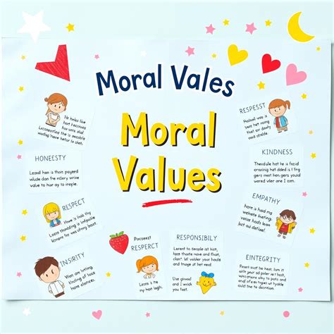 Illustrate Your Values: The Moral Values Chart