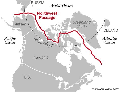 The Northwest Passage Route Ice Stops Northwest Passage Kayakers