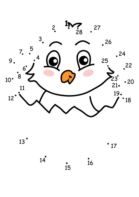 Connect The Dots Printable For Kids - Educational Printable Worksheets