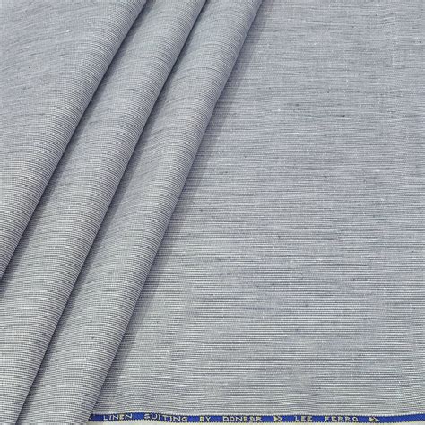 Trouser Fabric Donear Premium 60Lea×44Lea 100% Linen Pin Lining Colour ...