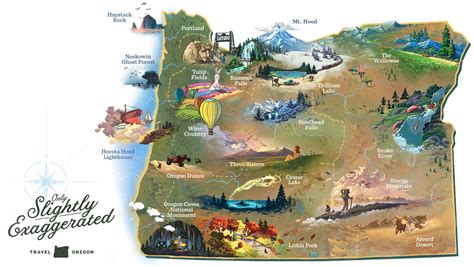 Mountain Ranges In Oregon Map