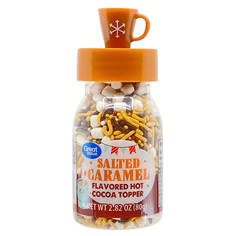 (6 pack) Great Value Salted Caramel Hot Cocoa Topper Sprinkles, 2.82 oz ...
