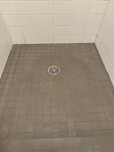 Regrout this shower floor? : r/Tile