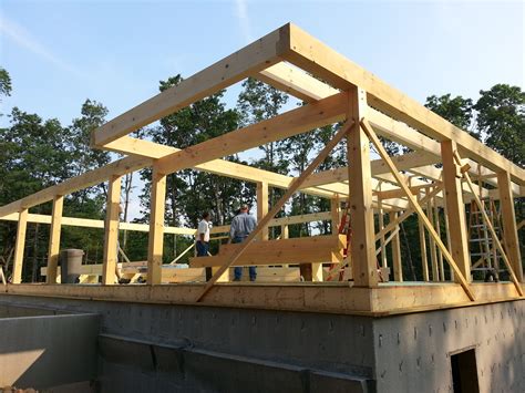 House Post And Beam Construction Post And Beam Homes | PrecisionCraft