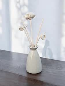 Aromeve Ceramic Reed Diffuser with Rattan Reeds and Fragrance Oil ...