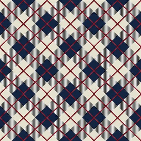 Padrão de verificação da Escócia | Vetor Premium