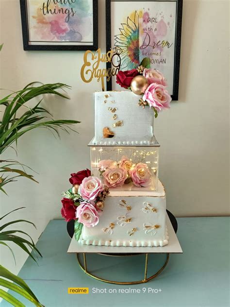 Acrylic Square Cake Spacer – Krishnani Cake Decor