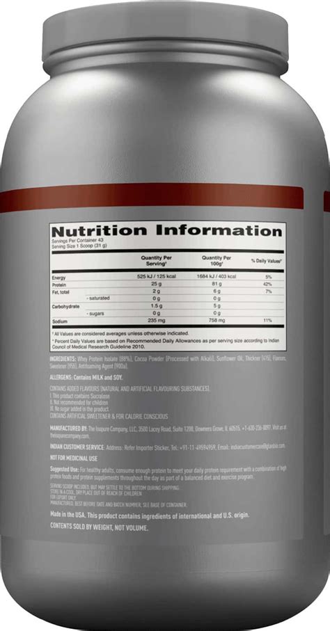 Buy ISOPURE LOW CARB 100% WHEY PROTEIN ISOLATE POWDER - 3 LBS 1.36 KG ...