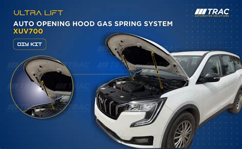 TRAC ULTRALIFT Mahindra XUV700 Gas Spring System – Front Hood Hands ...