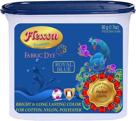 Flexon Dye Powdered Fabric Dye (BLACK)- 50g : Amazon.in: Home & Kitchen