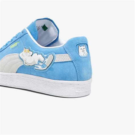 Buy Regal Blue & white Puma RIPNDIP Suede Blue Sneakers Shoes for Men ...