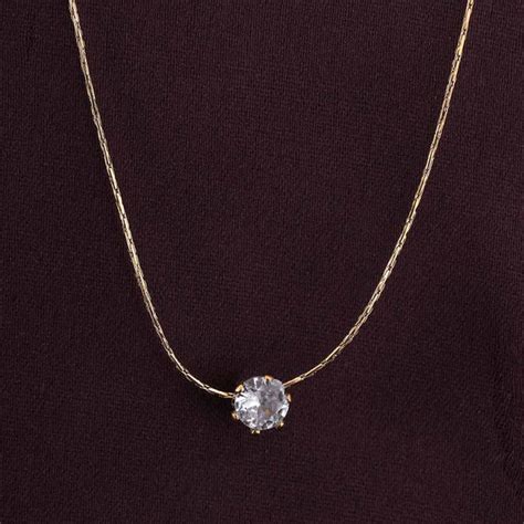 Delicate Diamond Studded Necklace – PALMONAS