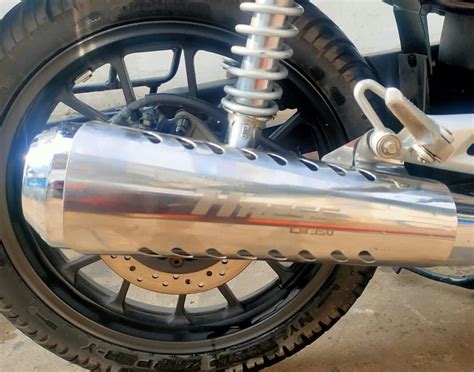 Silver Silencer Guard for Honda CB350 : Amazon.in: Car & Motorbike