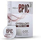 Buy Manforce Epic ThinX Ultra Thin Condoms for Men - 3 Count| 0.03mm ...