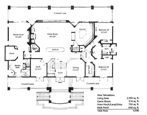 Plantation Homes Floor Plans