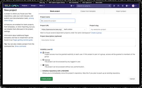 Image result for Create Project GitLab