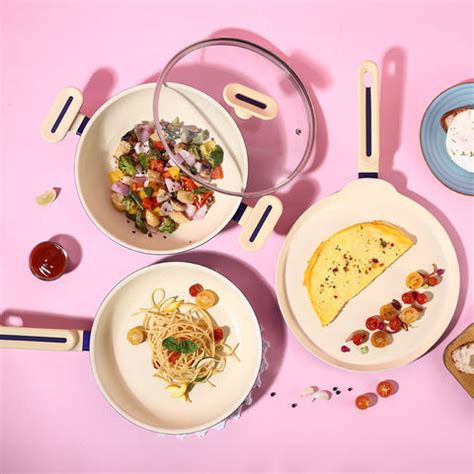 Buy Bellagio Ceramic Non-stick Cookware Set,4pcs Online at Best Price ...