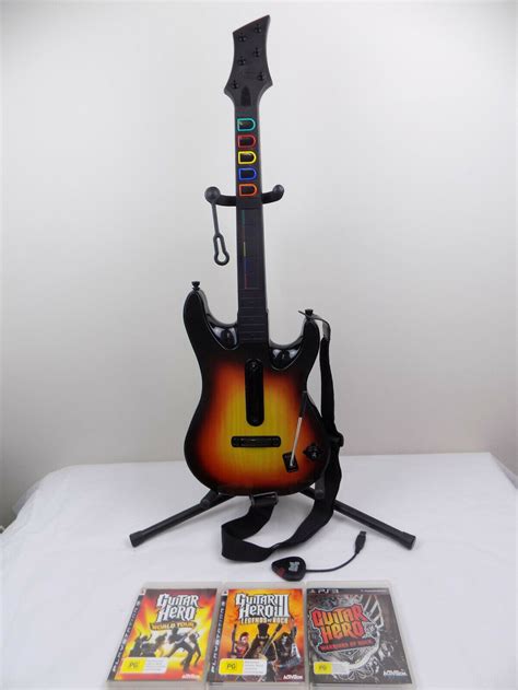Playstation 3 guitar hero controller top