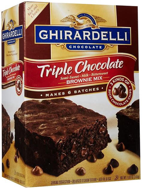 Costco Ghirardelli Triple Chocolate Brownie Mix Recipe | Deporecipe.co