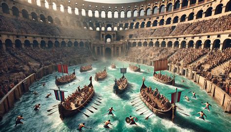 Naumachies in Rome: how did the Romans carry out naval battles in the ...