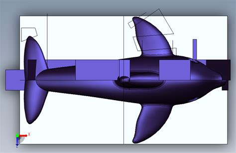 海豚_UG_模型图纸下载 – 懒石网