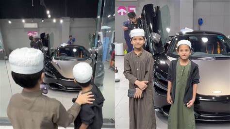 Kids Run Toward Lamborghini In Viral Video; Luxury Car Owner Surprises ...