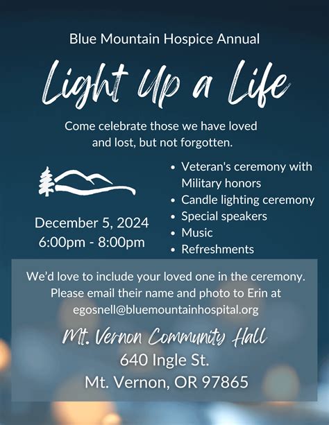 Light Up A Life | Blue Mountain Hospital District