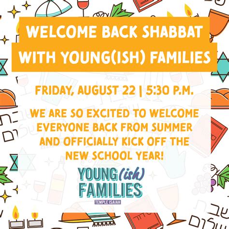 Back to School Shabbat - Temple Isaiah