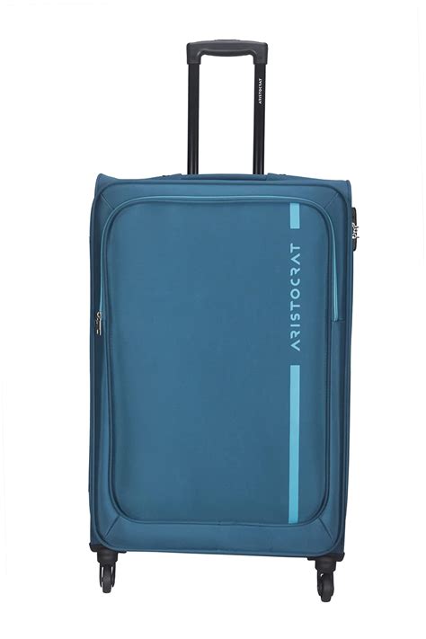 Aristocrat Plastic Vip Quad 8 Spinner Wheel Hard Trolley Bag Cabin 360 ...