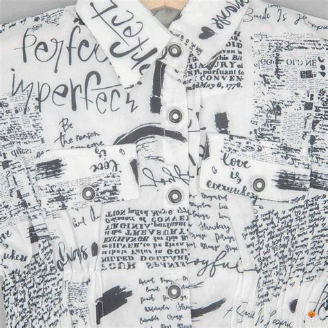 Buy Typography Printed Top for Kid Girls – Mumkins