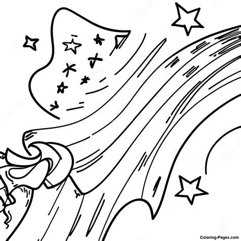 Colorful American Flag Coloring Page | Coloring-Pages.com