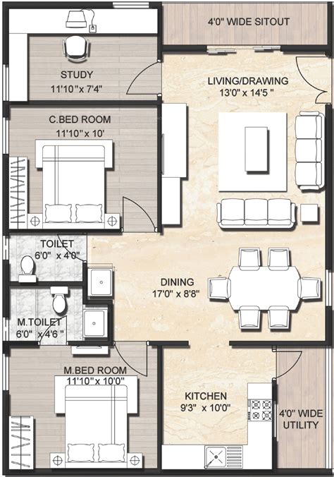 House Plans 1000 Sq Feet