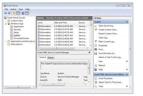 Image result for Check EventLog Windows 7