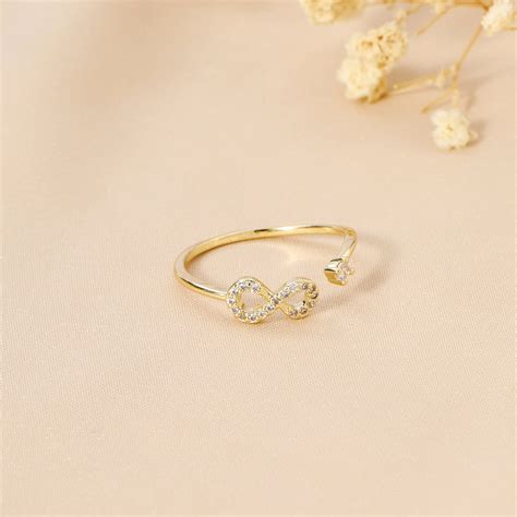 Beyond Infinity Golden Ring | Salty – Salty Accessories