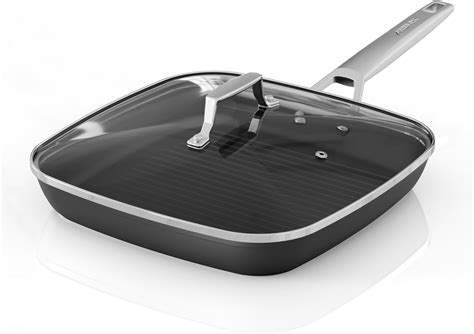 Amazon.com: Granitestone 11" Shallow Square Frying Pan Nonstick Skillet ...