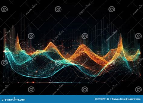 Wave Warp Abstract Background Illustration. Ai Generated Stock ...