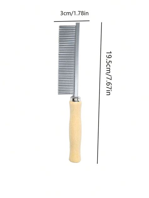 Un peine para mascotas para peinar gatos y perros, eliminar el cabello ...