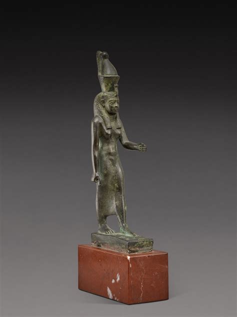 An Egyptian Bronze Figure of the Goddess Mut, 26th Dynasty, 664-525 B.C ...