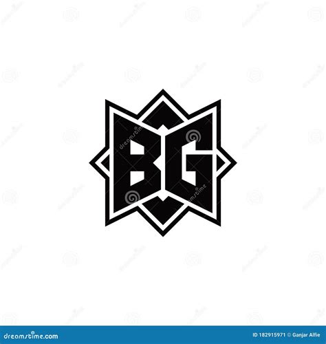 Monogram BG Logo Design Gráfico por Greenlines Studios · Creative Fabrica