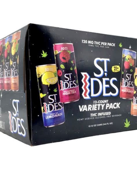 St. Ides St Ides High Variety 10MG THC 12 can - Elevated Beer Wine