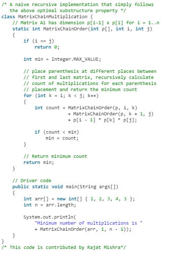 Matrix Chain Multiplication - Algorithms - Computer Science Engineering ...