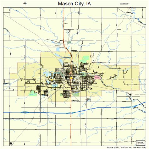 Map Of Mason City Iowa