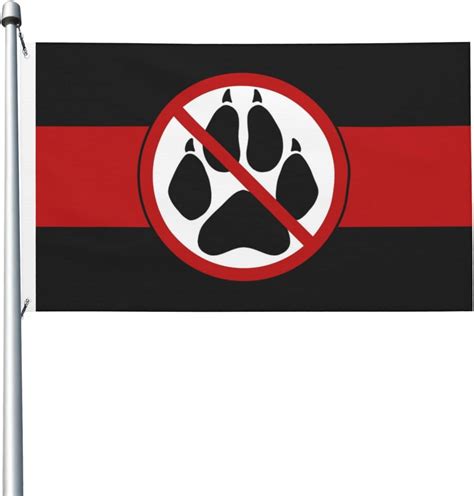 Amazon.com: Anti Furry Flag 3x5 Ft For Dorm Room Decor Tapestry Funny ...