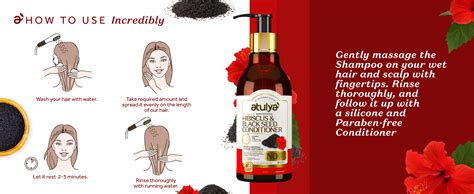 Buy Atulya Hibiscus & Black Seed Hair Conditioner - Paraben-Free ...