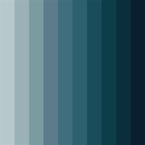 Gunmetal Blue Color Palette - ColorDrop