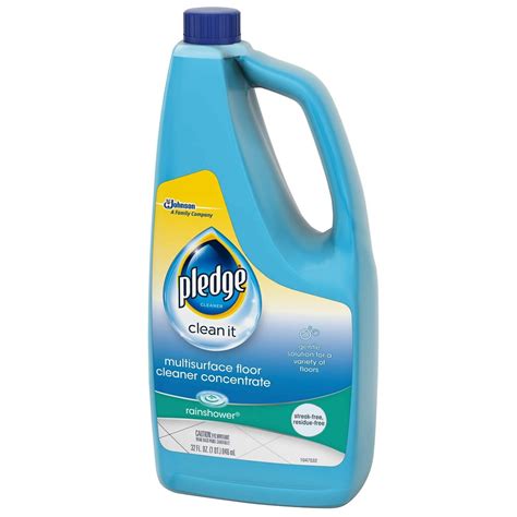 Pledge Multisurface Floor Cleaner Concentrate, Rainshower, 32 fl oz