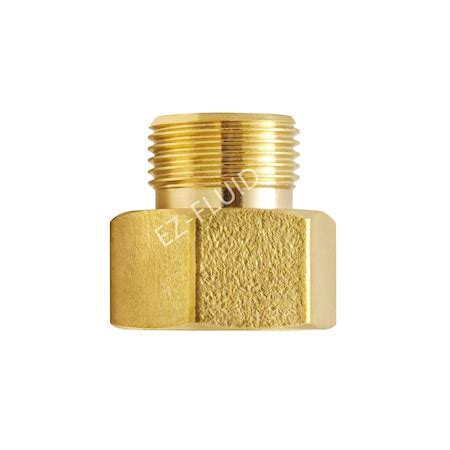 Ez-Fluid 1/2'' Female Brass Compression. x 3/8 Male Brass Compression ...
