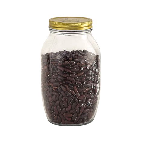 Buy Home Centre Corsica Glass Storage Jar - 1.5L | Corsica Jar | Metal ...