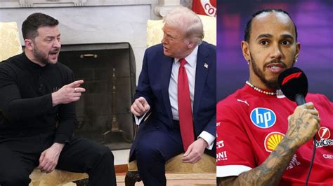 Lewis Hamilton strongly retorts to US President Donald Trump's recently ...